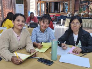Barangay Health Workers (BHWs) from San Juan participate in the training session.