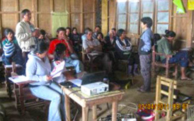 Disaster Risk Reduction Training at Tonglayan Natonin, Mt. Province