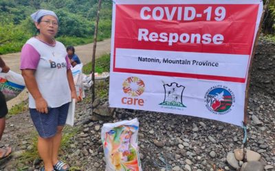 1,237 sacks of rice distributed in 5 barangays in Natonin, Mountain Province