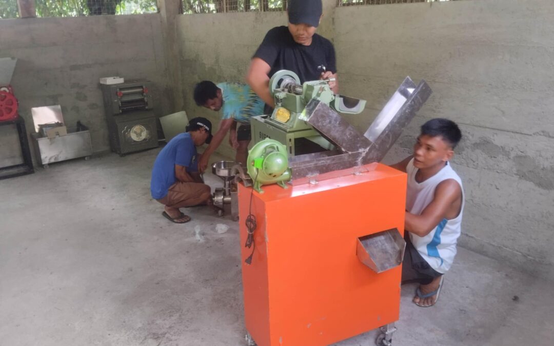 Coffee Dehuller Delivered to Tanglag Farmers