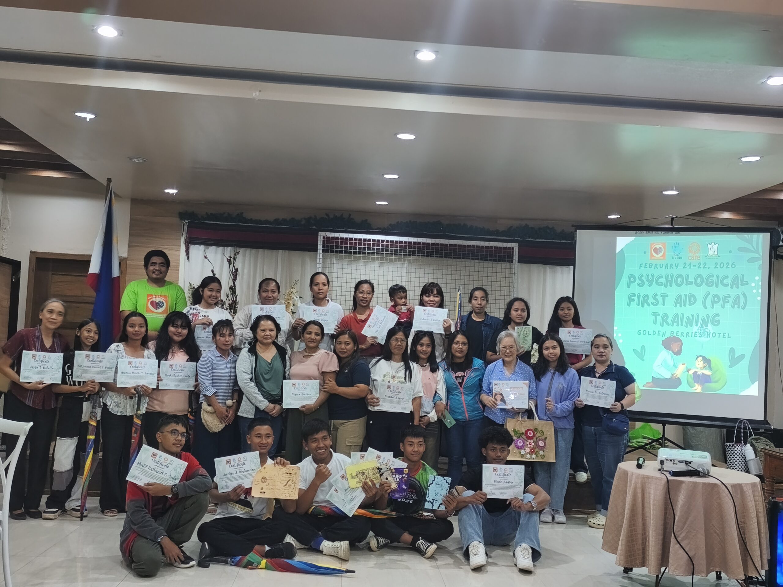 Psychological First Aid Training in Tabuk by CorDisRDS